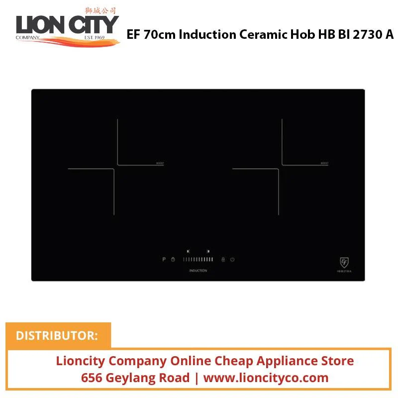 EF HB BI 2730 A 70cm Induction Built-in Ceramic Hob HBBI2730A + EF 90cm Conventional hood EFCH 9202T BK