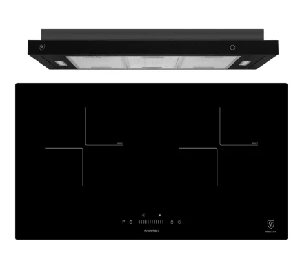 EF HB BI 2730 A Induction Hob 70CM + EFCH 9204T BK Cooker Hood 90CM - Image 2