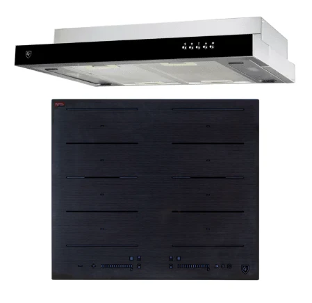 EF HB BI 584 FA Induction Hob 60CM + EFCH 6202 HM SSL Cooker Hood 60CM - Image 2