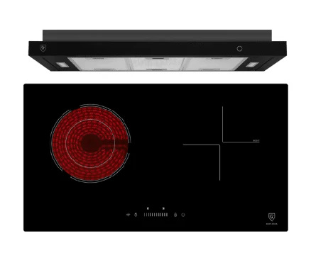 EF HB IV 2734 A Combi Hob 70CM + EFCH 9204T BK Cooker Hood 90CM - Image 2