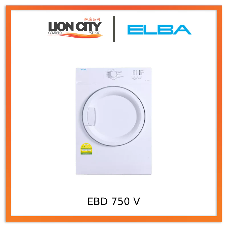 Elba EBD 750 V 7kg Air Vented Dryer