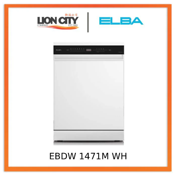 Elba EBDW 1471M WH Dishwasher 14 place settings