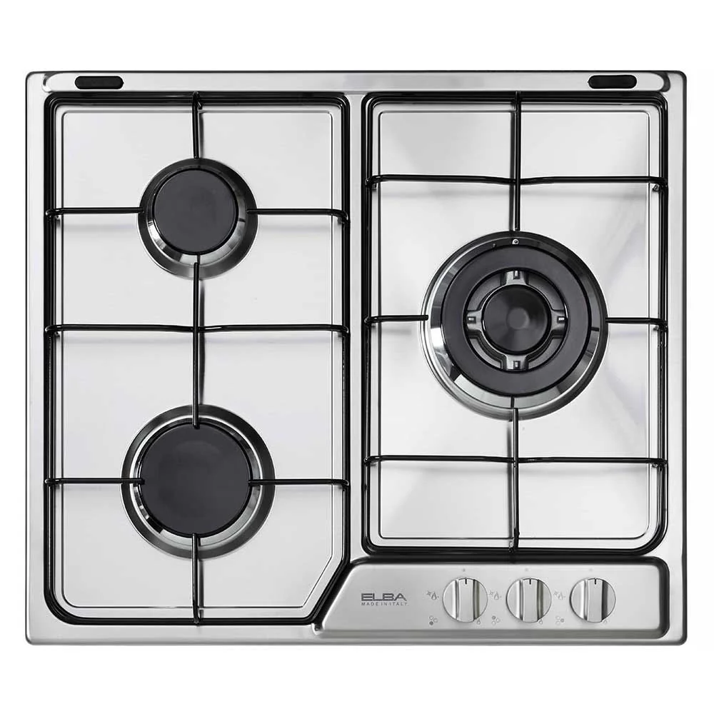 Elba EHS 635 D1 SB 60 cm Built in Stainless Steel Gas Hob EHS635D1SB - Image 2