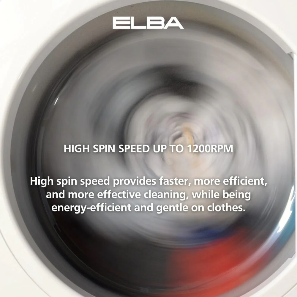 ELBA EWF 80120 VT 8KG Front Load Washer - Image 6