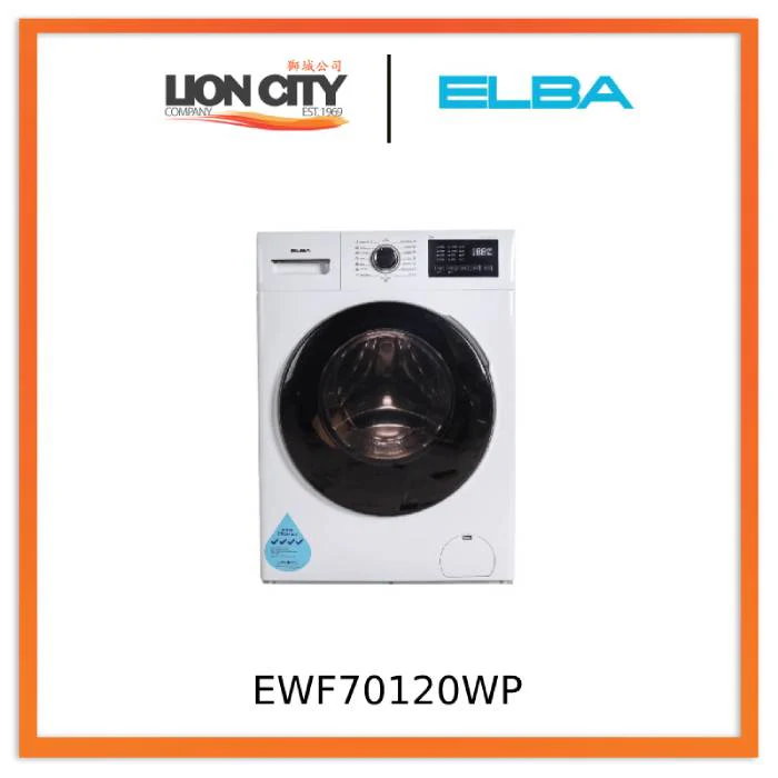 Elba EWF70120WP/EWF80120VT 7/8kg Front Load Washing Machine