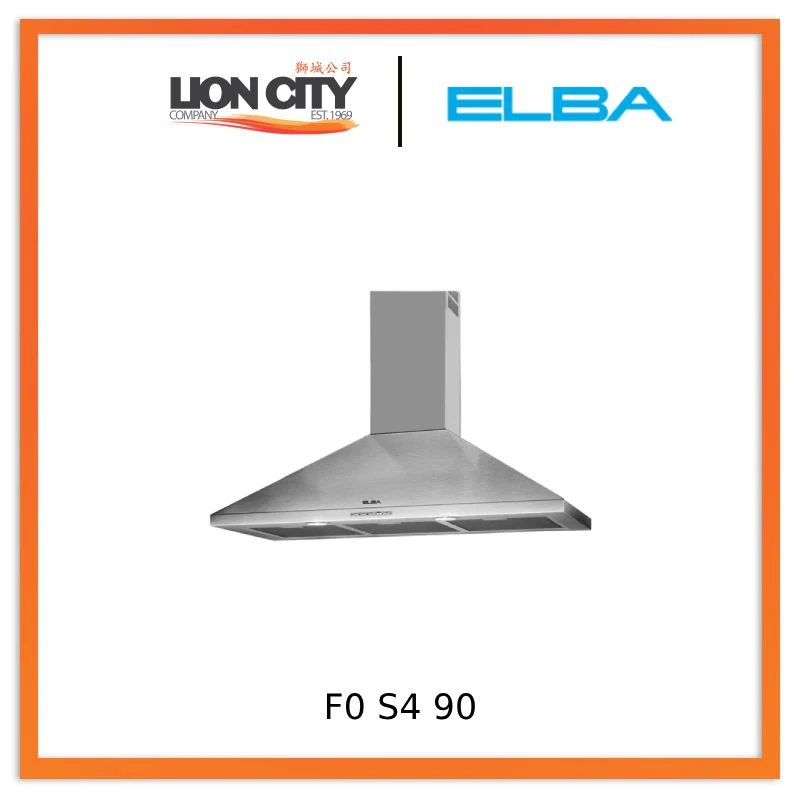 ELBA F0 S4 90 90CM Chimney Hood