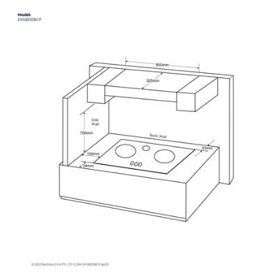 Electrolux EHG8250BCP 80cm Ultimate Taste 500 Flex-cut Gas Hob (PUB) - Image 6