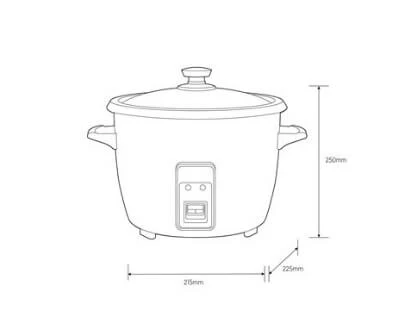 Electrolux E2RC1-220W 1.3L Rice Cooker - Image 4