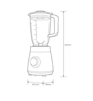 Electrolux E3TB1-210K 500 Watt UltimateTaste 300 Blender With 2 Speeds - Image 7