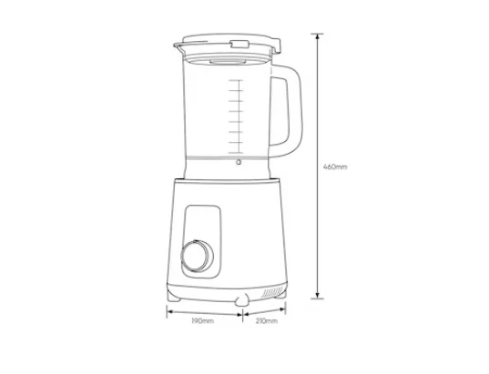 Electrolux E7TB1-700P 1500 watt UltimateTaste 700 Blender With Variable Speeds - Image 5