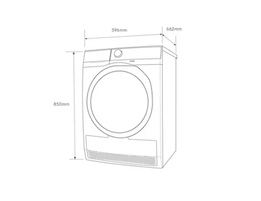 Electrolux EDH803J5WC 8kg Ultimate Care 500 Heat Pump Dryer - Image 7