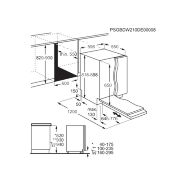 Electrolux EEM48301L 60cm UltimateCare 700 Fully-Integrated Dishwasher with 14 Place Settings - Image 4