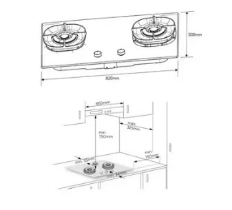 Electrolux EHG8351SCP (PUB) 82cm UltimateTaste 500 Built-in Gas Hob With 3 Cooking Zones - Image 7