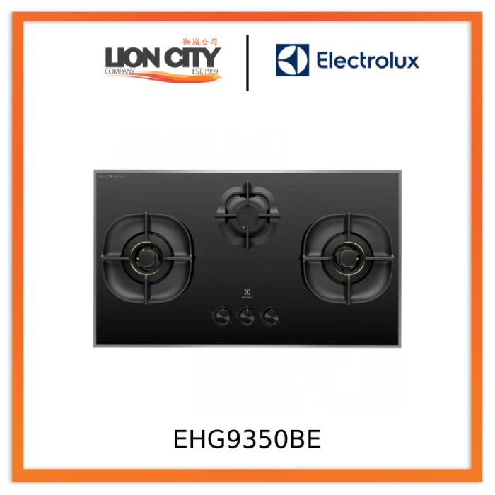 Electrolux EHG9350BE 90cm UltimateTaste 500 Built-in Gas Hob with 3 Cooking Zones (LPG Only)