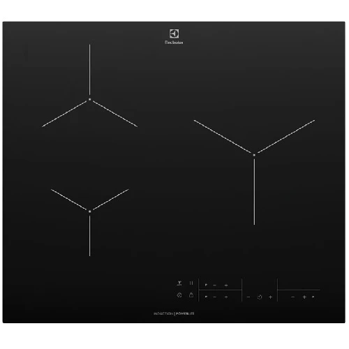 Electrolux EHI6322BF 60cm UltimateTaste 500 Built-in Induction Hob with 3 Cooking Zones - Image 2