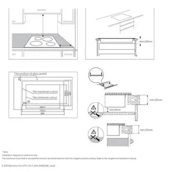 Electrolux EHI8255BE 80cm UltimateTaste 700 Built-in Induction Hob With 2 Cooking Zones - Image 6