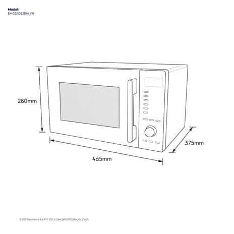 Electrolux EMG25D22BM 25L Microwave Oven - Image 6