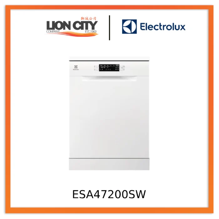 Electrolux ESA47220SW 60cm UltimateCare 300 Freestanding Dishwasher With 13 Pace Settings