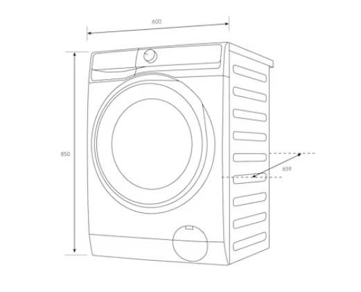 Electrolux EWF1023P5SC 10kg Ultimate Care 500 Front Load Washing Machine - Image 8