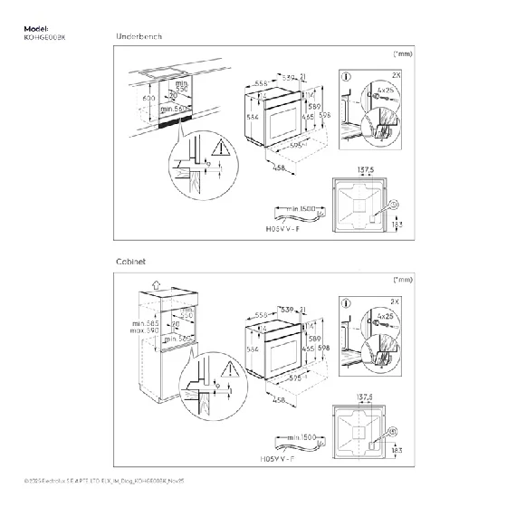 Electrolux KOHGE00BK 60cm 300 Series Built-in Single Oven with 65L Capacity - Image 5