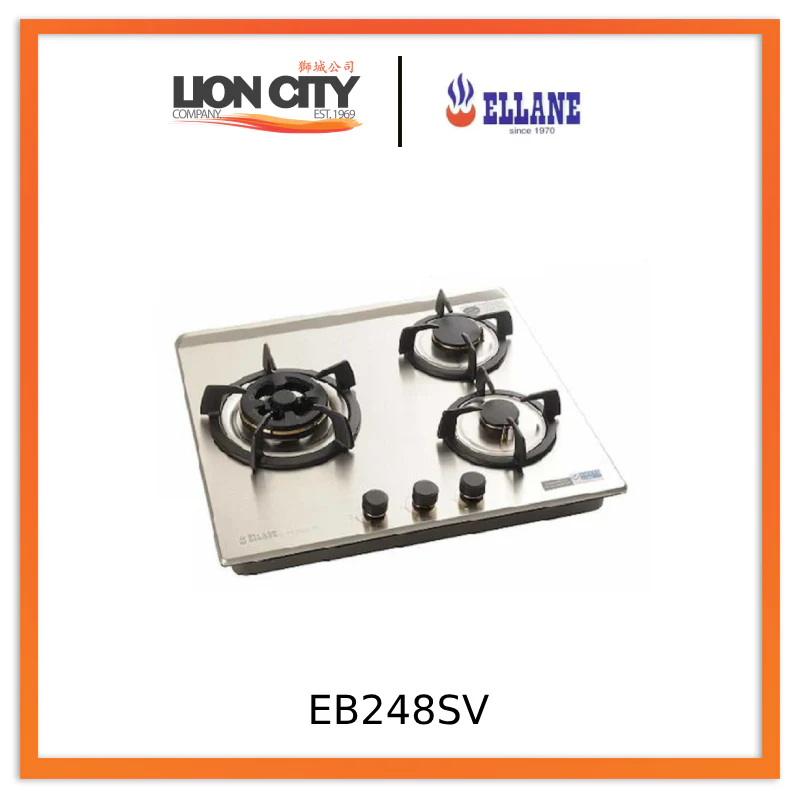 Ellane 3 Burner Built-in Hob EB248SV