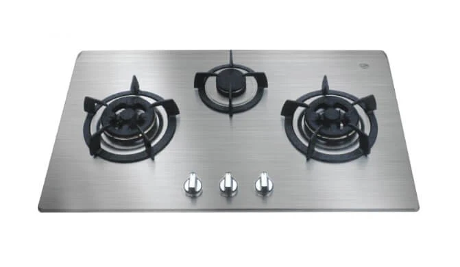 Ellane 60cm/90cm Slimline Hood With Black Panel EH-9160+ Ellane OS-803SV 86cm 3 Burner - Image 3