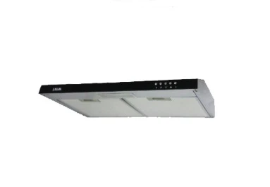 Ellane 60cm/90cm Slimline Hood With Black Panel EH 9160 + Ellane WG-830SV 87cm 3 Burner Glass - Image 4