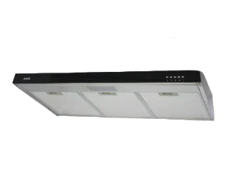 Ellane 60cm/90cm Slimline Hood With Black Panel EH-9280 + Ellane WG-2SV 80cm 2 Burner Glass Gas - Image 4