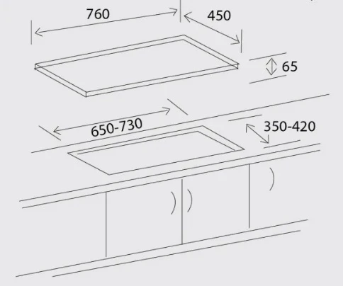 Ellane EB-338SV 3 Burner Stainless Steel Gas Hobs - Image 3