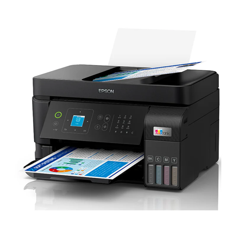 Epson EcoTank L5590 Wireless All-in-One Ink Tank A4 Printer with ADF - Print Scan Copy Fax - Image 3