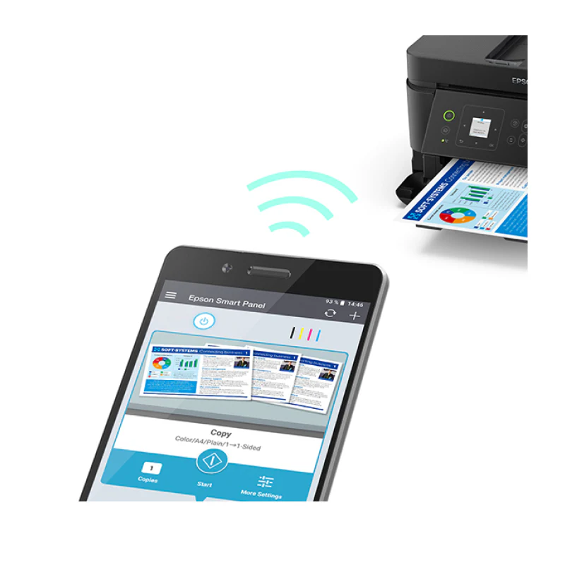 Epson EcoTank L5590 Wireless All-in-One Ink Tank A4 Printer with ADF - Print Scan Copy Fax - Image 4