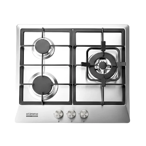 EuropAce EBH3360ELPG 60cm Built-In Stainless Steel Gas Hob (3burner) - Image 2