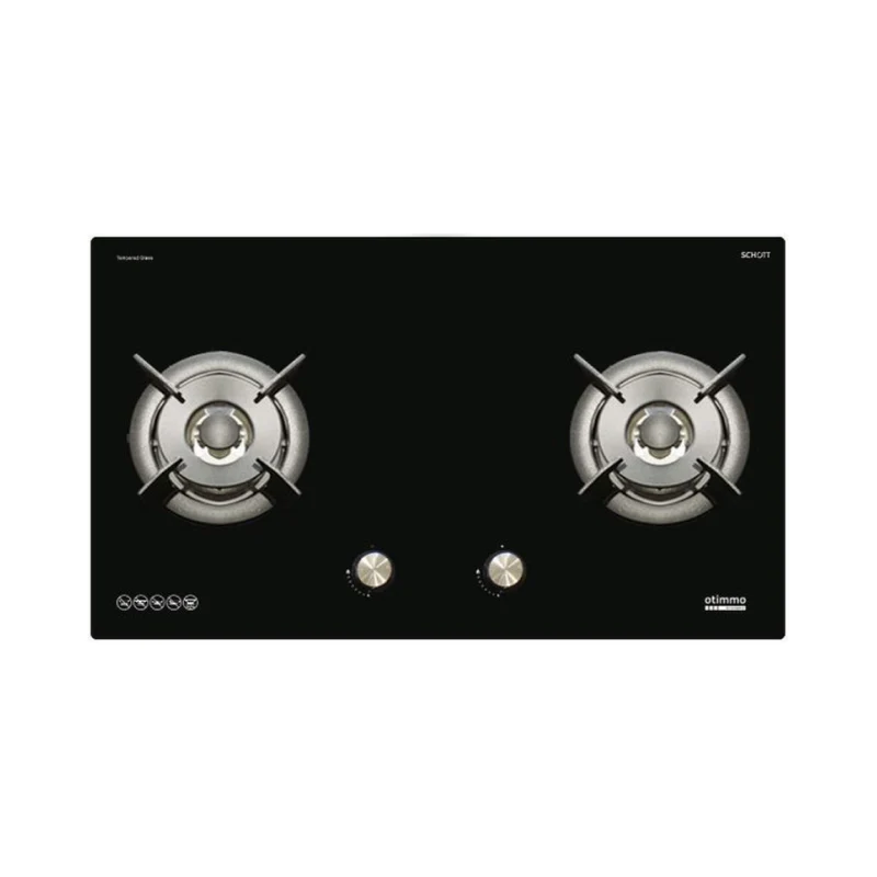 EuropAce EBH6281SLPG 2 Burner 80cm Slim Gas Cooker Hob (Schott Glass) LPG - Image 2