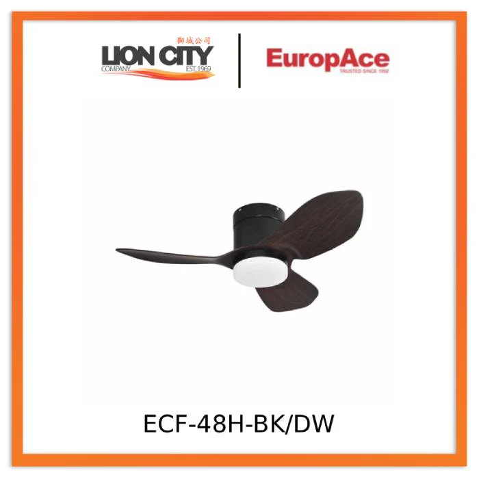 Europace ECF48H - WH/LW / ECF-48H - BK/DW 48" BLDC Motor Ceiling Fan W/light (White With Light Wood) - Image 5