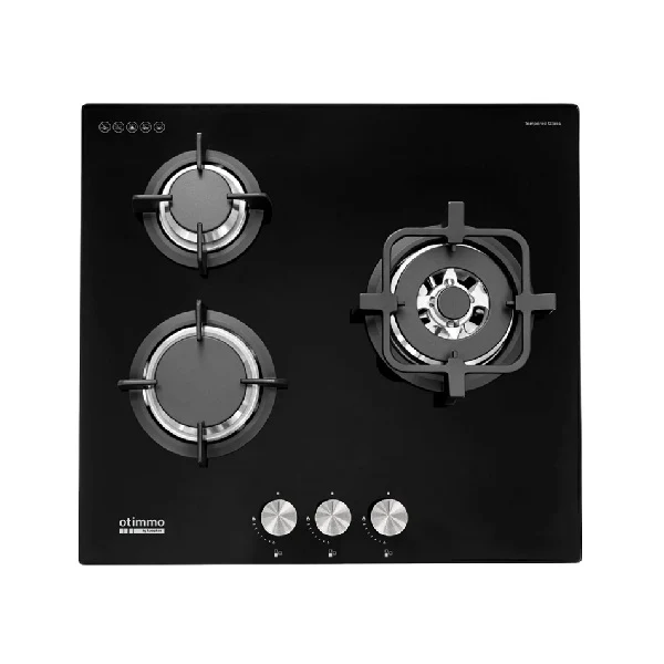 Europace ECH2508EBK 60cm Slimline Hood + EuropAce EBH6360E LPG/TG 60cm Built-In Glass Gas Hob (3burner) - Image 5