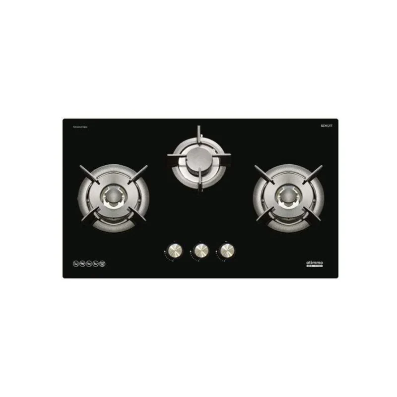 Europace ECH3121S 90cm Deluxe S/Steel Slim Hood + EBH6381S 3 Burner 80cm Slim Hob (Schott Glass) - Image 2