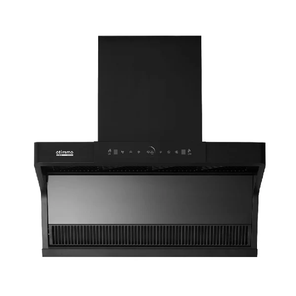 Europace ECH9122EBK 90cm 1200m3/h L-Shaped Hood with Dual Suction + EIV7732V Otimmo 7 Series 73 cm 2-Burner Hybrid Hob - Black - Image 4