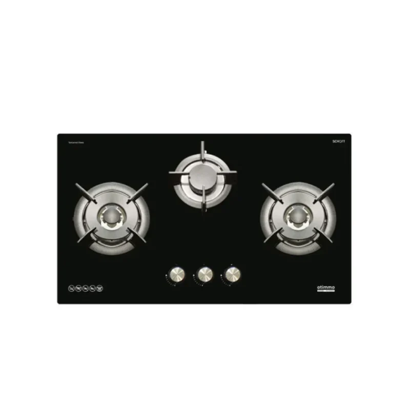 Europace ECH9128A 90cm Premium T-Chimney Hood Full + EBH6381S 3 Burner 80cm Slim Gas Cooker Hob (Schott Glass) - Image 4
