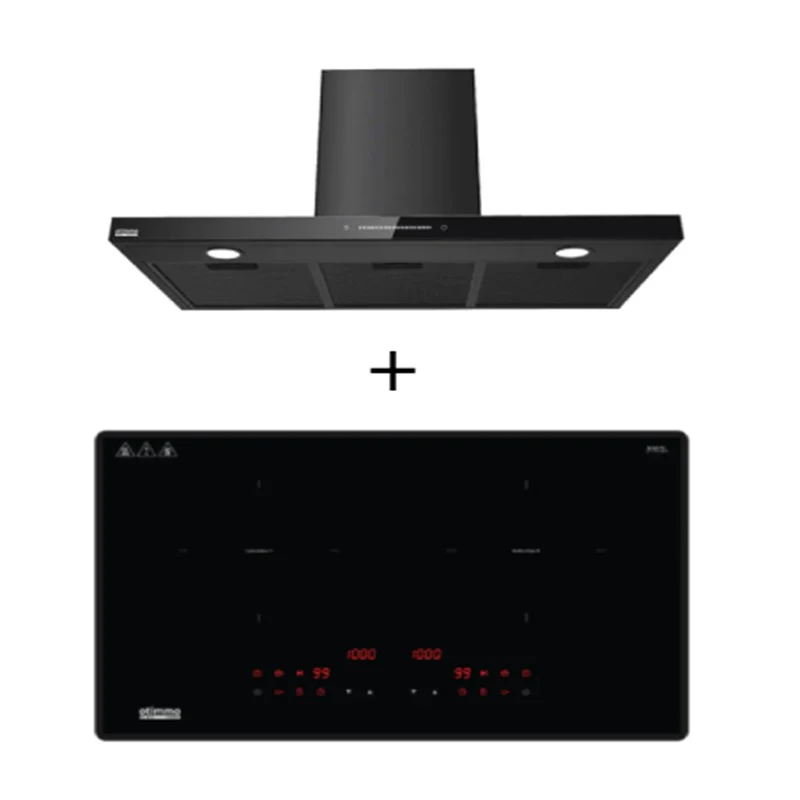 Europace ECH9128A 90cm Premium T-Chimney Hood Full + EIH8732E 8 Series 73cm Induction Hob with Magnetic Knob - Image 2