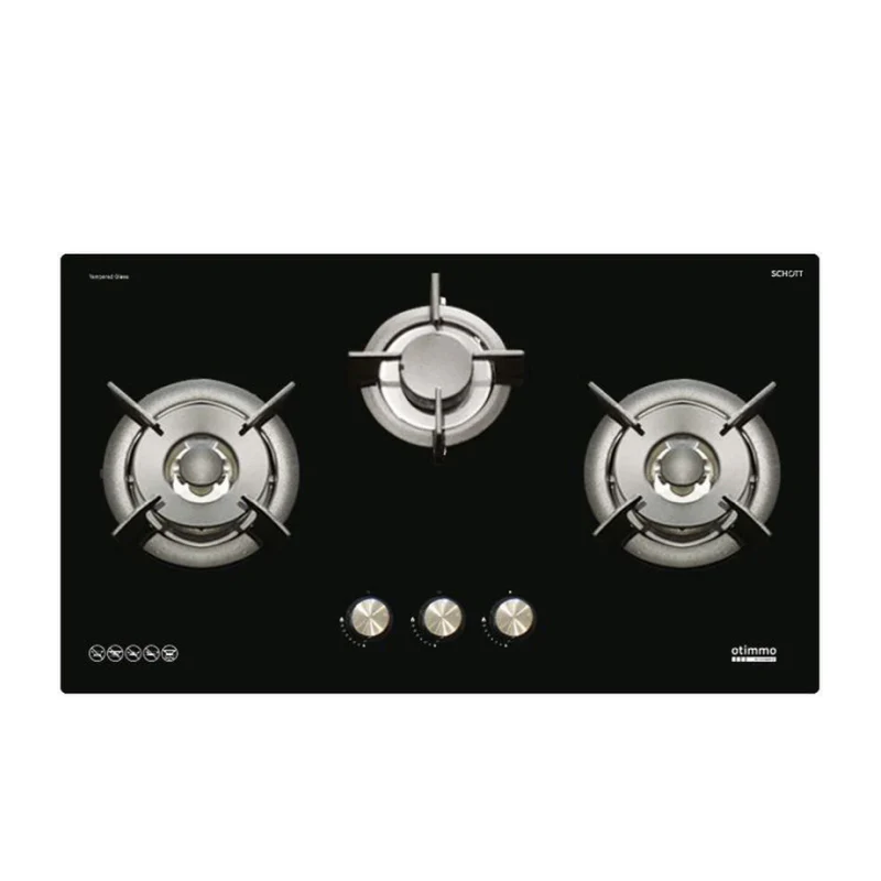 Europace ECH9148A 90cm Premium Inclined Hood + EBH 6391S 3 Burner 90cm Gas Cooker Hob (Schott Glass) - Image 3