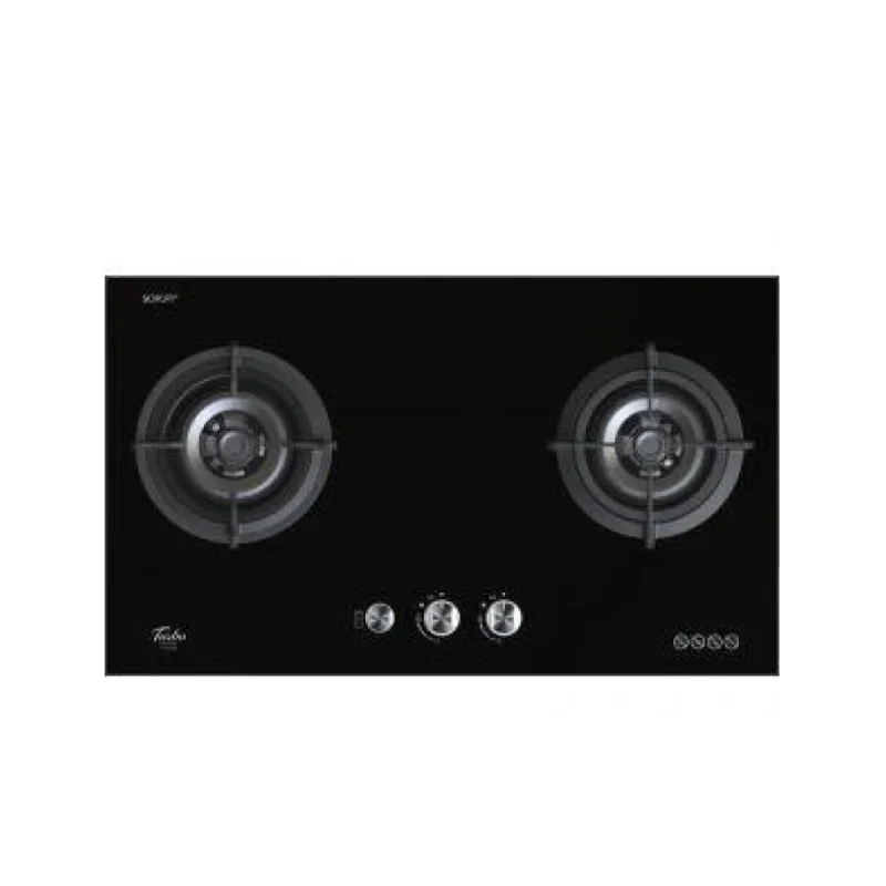 Europace ECH9148A 90cm Premium Inclined Hood + EBH6281S 2 Burner 80cm Slim Gas Cooker Hob (Schott Glass) - Image 3
