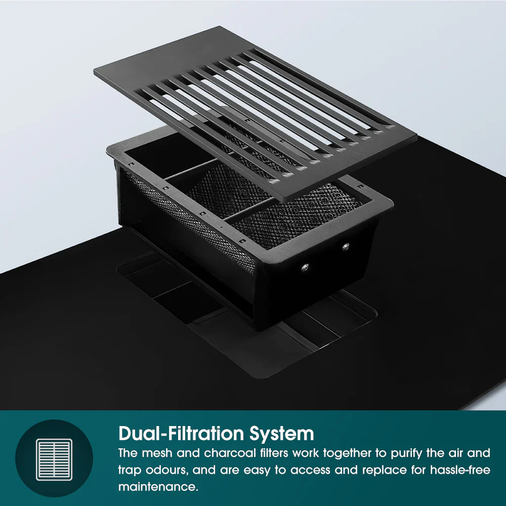 EuropAce EIH8782E 78cm 2 Zones Induction Hob with Downdraft Hood - Image 5