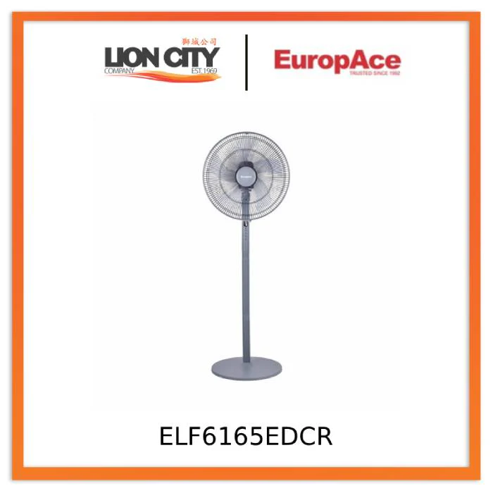 Europace ELF6165EDCR 16" in DC Living Fan With Remote Control