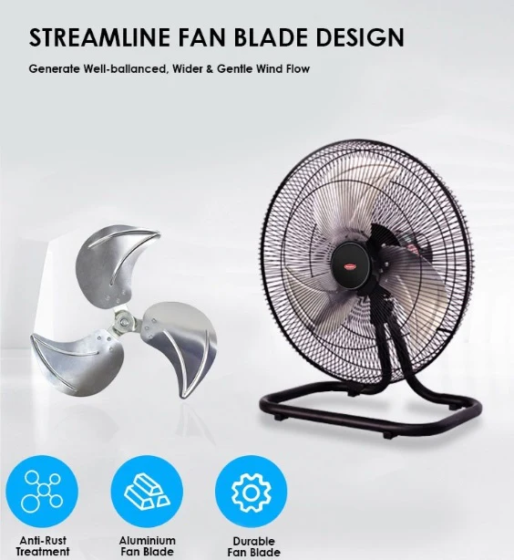Europace EPF2183U Twin Turbo Power Floor Fan 18 Inch - Image 3