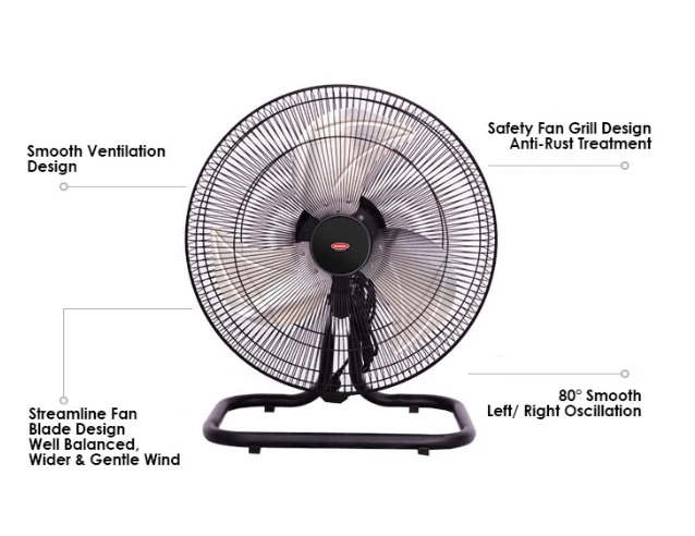 Europace EPF2183U Twin Turbo Power Floor Fan 18 Inch - Image 4