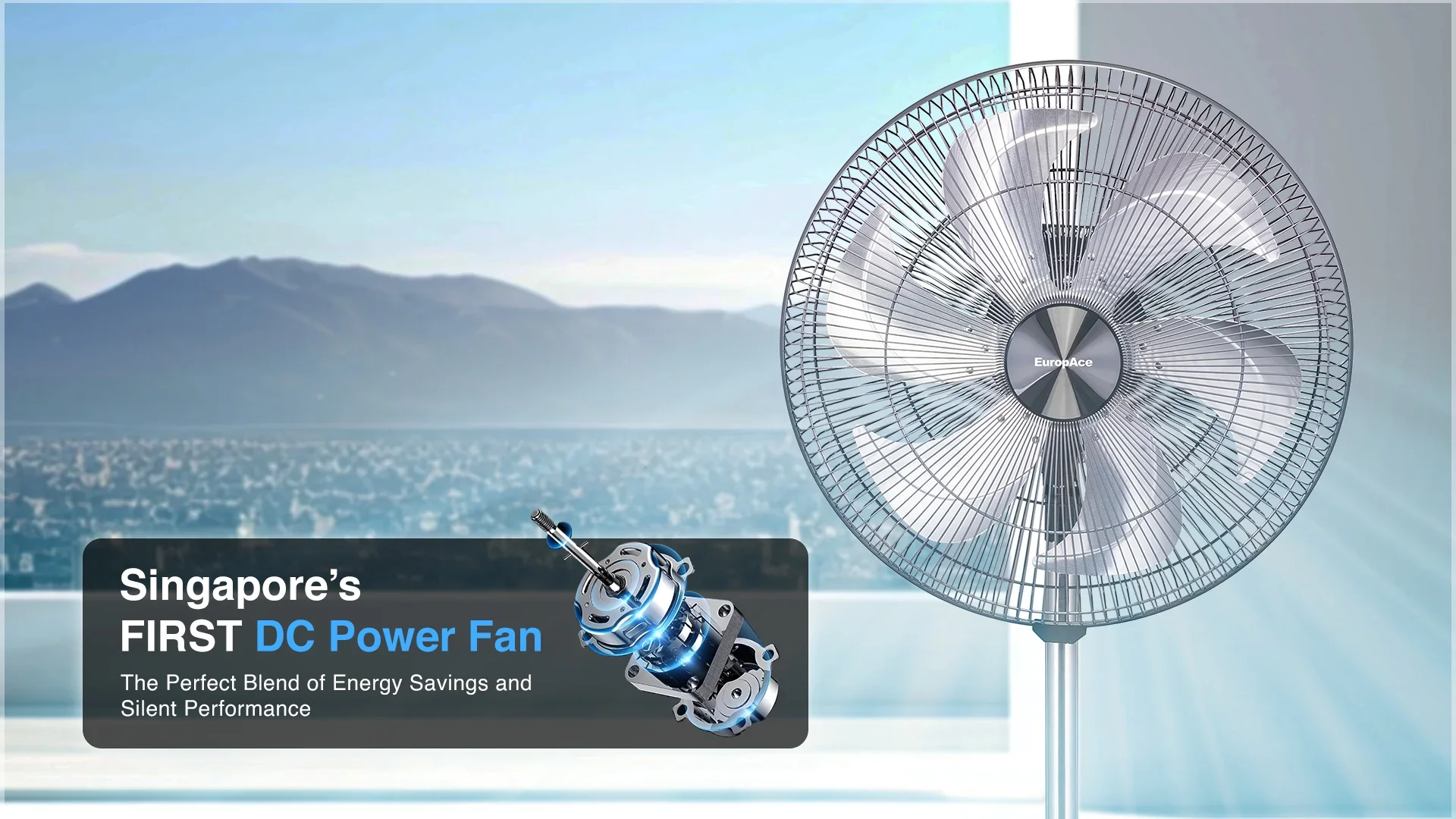 EuropAce EPF7186EDCR 18” DC Power Fan with Remote Control - Image 5