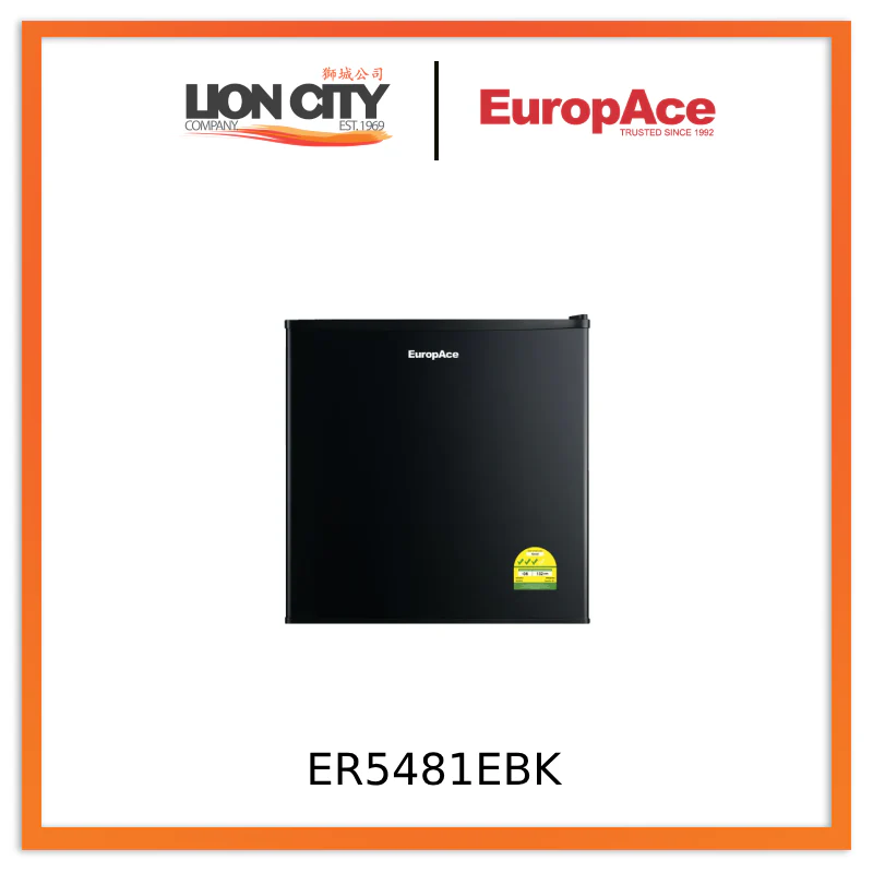 EuropAce ER5481EBK 48L Mini Bar Fridge 3 Ticks