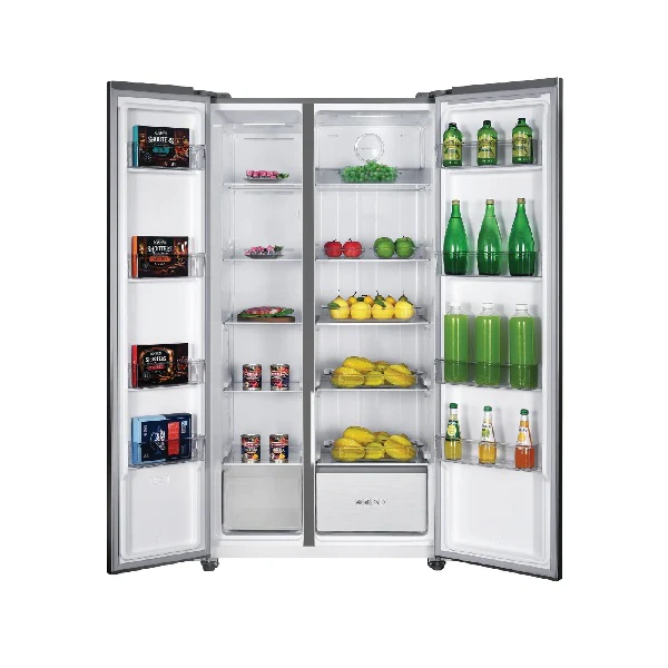 EuropAce ER5631ESBSGY Grande Series 595L Side by Side Fridge - Image 5