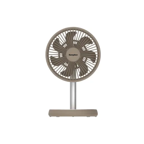 Europace EUF3753DBR/EUF3753DGY 7” Rechargeable DC Fan with Adjustable Height - Image 3