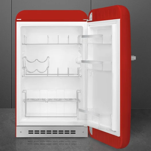 FAB10HRRD5 Retro Freestanding Fridge Red - Image 2